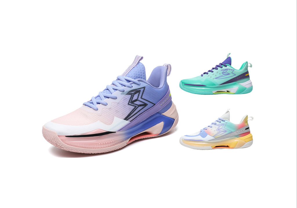 Bunte, fliegende, gewebte Basketball-Sneaker für Herren, hochelastisch, atmungsaktiv, Laufschuhe | 6805