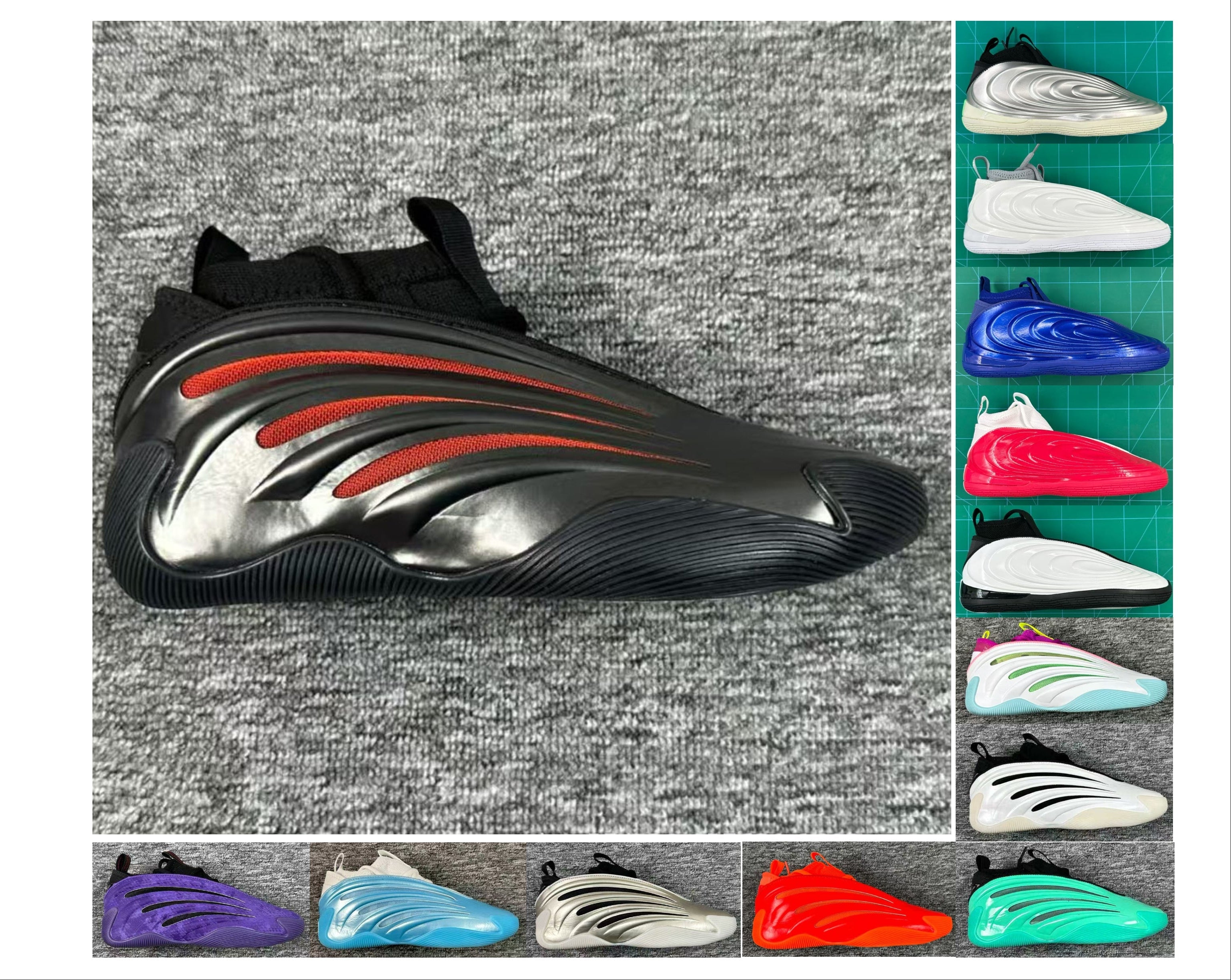 Harden Vol 10 Basketball Shoes Performance On-Court Sneakers with Cushioning & Traction Unisex Mid-Top Hoops Trainers | Haden119