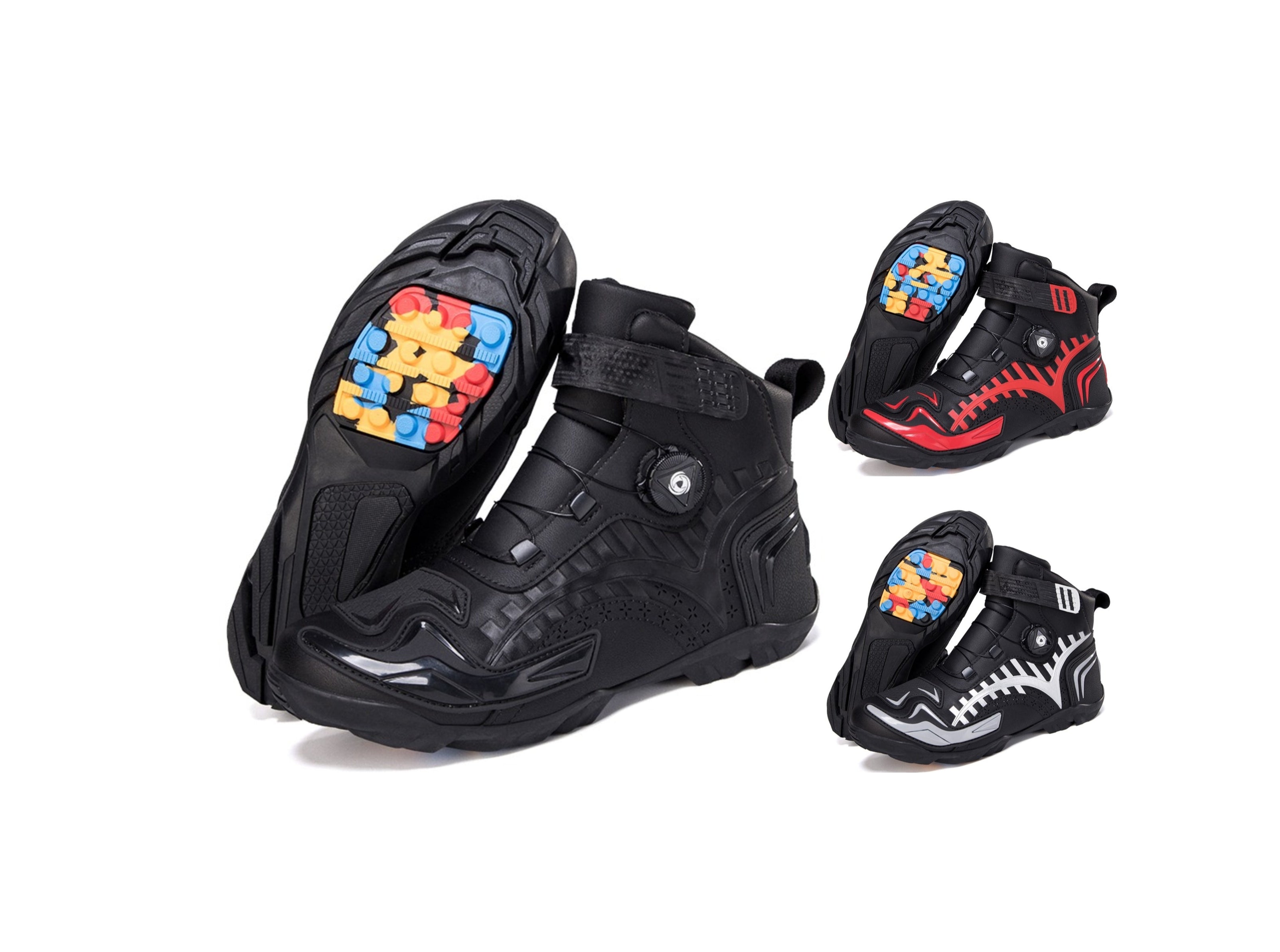 Premium Rennschuhe &amp; Motorradstiefel Lederstiefel für ultimative Performance | QK268 