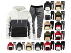 Hochwertiger Herren Freizeitanzug mit Kapuze, warm, vielseitig, 2-teiliger Sportanzug | SY001 