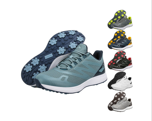 Thestron Men's Mesh Golf Shoes | Breathable Spikeless Sneakers | Lightweight Summer & Training Footwear | 916