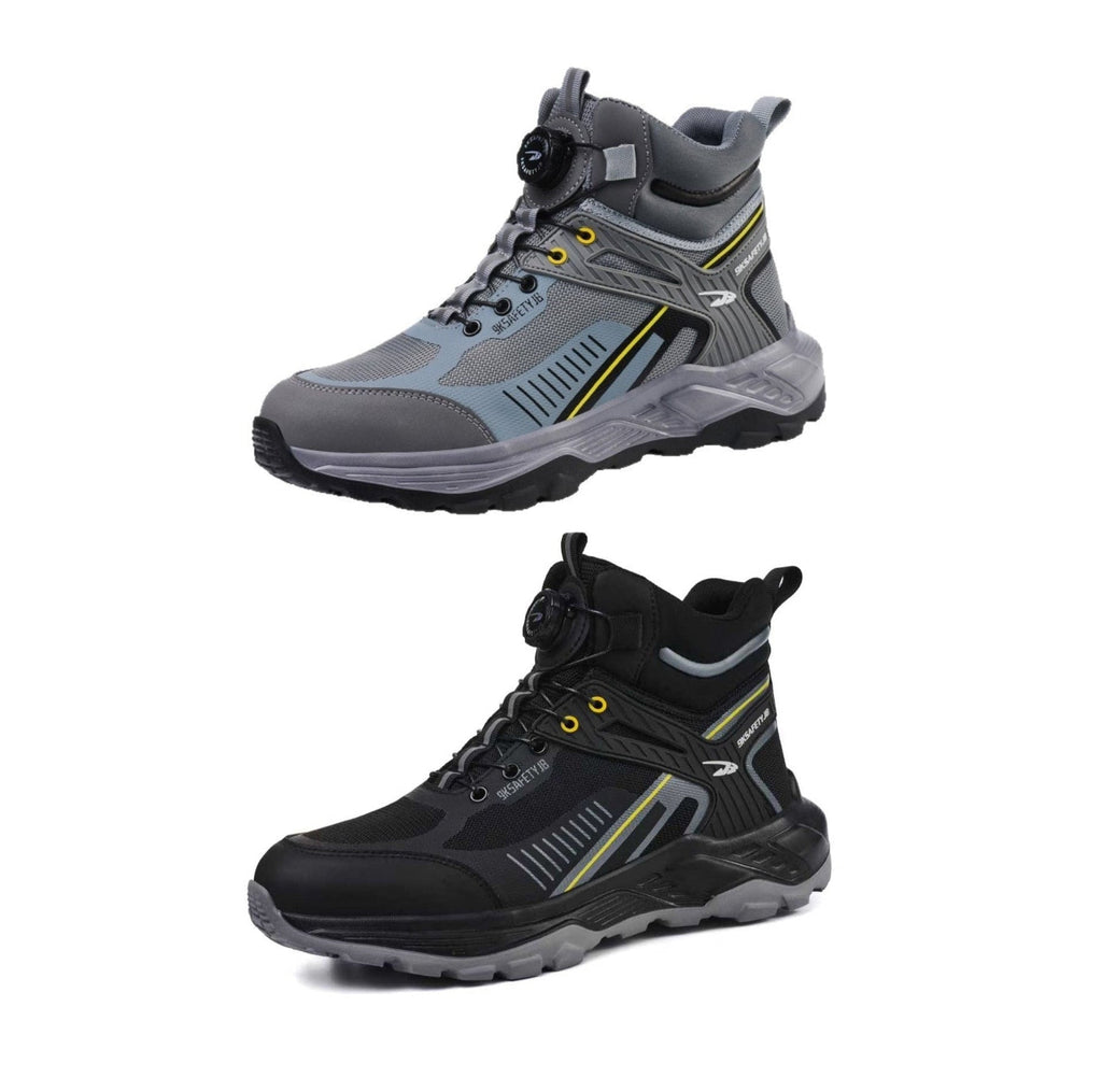 Men's High-Top Safety Boots Anti-Smashing, Anti-Piercing, Winter Comfort Breathable Shoes | 7929