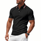 Schnelltrocknendes Golf-Poloshirt für Herren – Kurzarm-Sommer-Business-Casual-Oberteil | DS-2108
