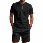 Herren-Lounge-Set mit Waffelstruktur – 2025 Frühling/Sommer, lässiges zweiteiliges Outfit | CY20 
