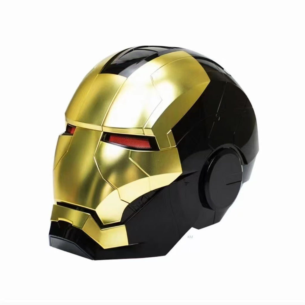 Iron Man MK5 Helmet 1:1 Wearable Collectible with Voice Control & LED Light-Up System | JARVIS Interactive Cosplay Prop