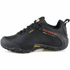 ECAF HTRON Men Water-Resistant Hiking Shoes Breathable Trainers Trail Runners Lightweight Outdoor Trekking Sneakers