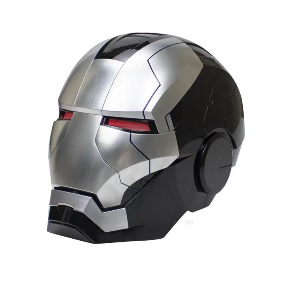 Iron Man MK5 Helmet 1:1 Wearable Collectible with Voice Control & LED Light-Up System | JARVIS Interactive Cosplay Prop