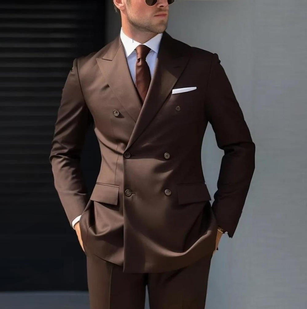 Men's Premium 2pcs Suits – Formal Wedding Groom Attire | 001