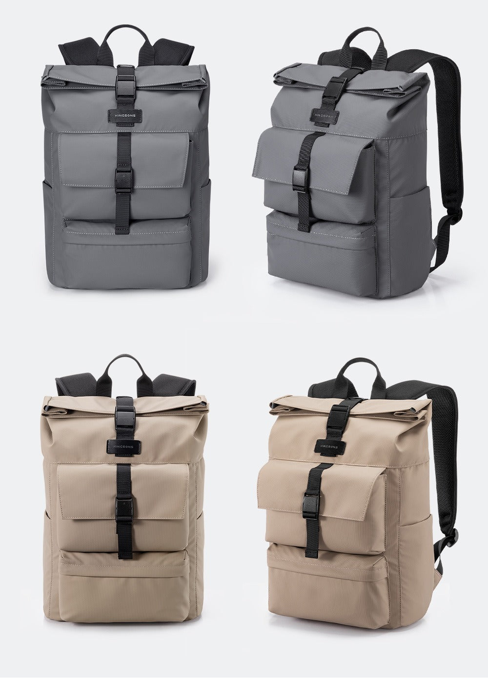 Kingsons Business- &amp; Reiserucksack – Erweiterbare Laptoptasche | 3327 