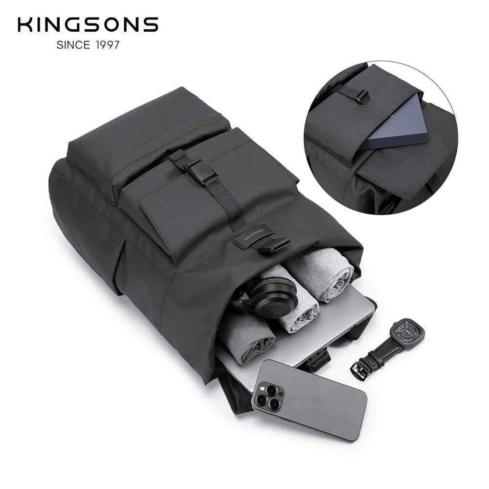 Kingsons Business- &amp; Reiserucksack – Erweiterbare Laptoptasche | 3327 