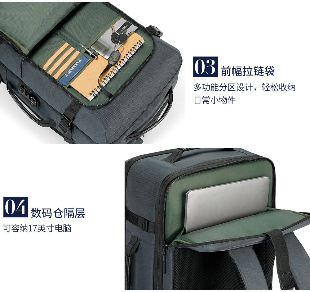 Kingsons Reiserucksack – Erweiterbare 35L/45L Laptop- &amp; USB-Ladetasche | 3264 