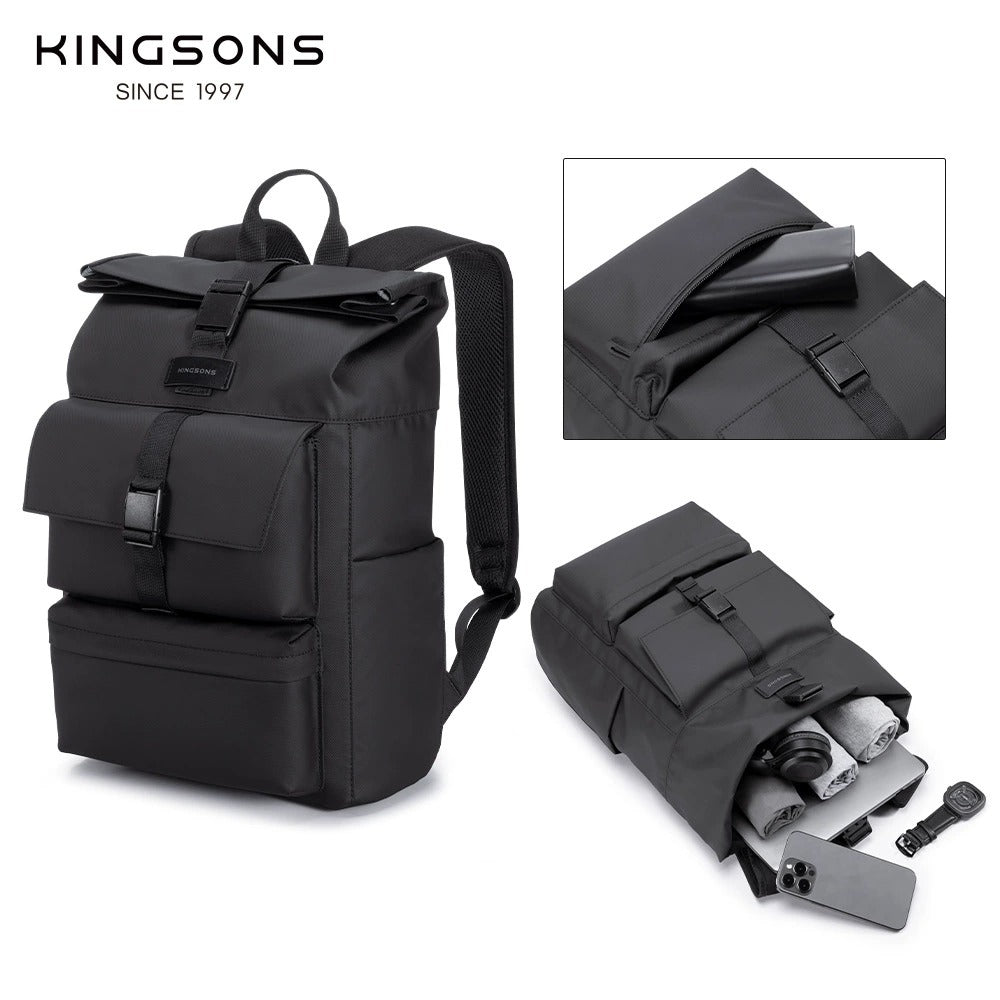 Kingsons Business- &amp; Reiserucksack – Erweiterbare Laptoptasche | 3327 