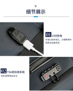 Kingsons Reiserucksack – Erweiterbare 35L/45L Laptop- &amp; USB-Ladetasche | 3264 