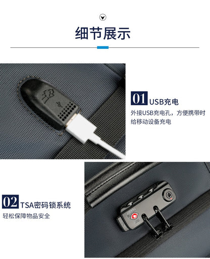 Kingsons Reiserucksack – Erweiterbare 35L/45L Laptop- &amp; USB-Ladetasche | 3264 