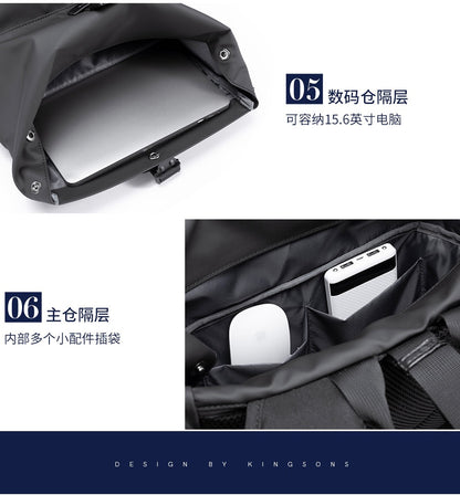 Kingsons Business- &amp; Reiserucksack – Erweiterbare Laptoptasche | 3327 