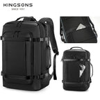 Kingsons Reiserucksack – Erweiterbare 35L/45L Laptop- &amp; USB-Ladetasche | 3264 