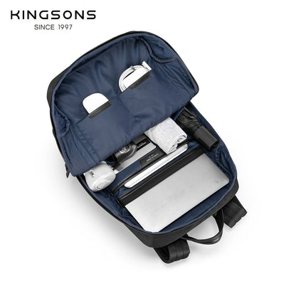 Kingsons Business Rucksack – Wasserdichte Laptoptasche für Herren | 3265 