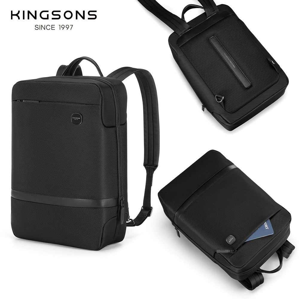 Kingsons Business Rucksack – Wasserdichte Laptoptasche für Herren | 3265 