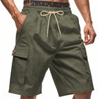 Herren-Cargo-Shorts mit Cord-Textur – Sommer-Utility-Shorts mit entspannter Passform | CFT-1 