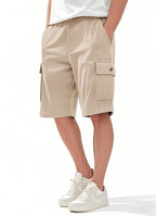 Herren-Cargo-Shorts mit Cord-Textur – Sommer-Utility-Shorts mit entspannter Passform | CFT-1 