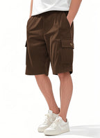 Herren-Cargo-Shorts mit Cord-Textur – Sommer-Utility-Shorts mit entspannter Passform | CFT-1 