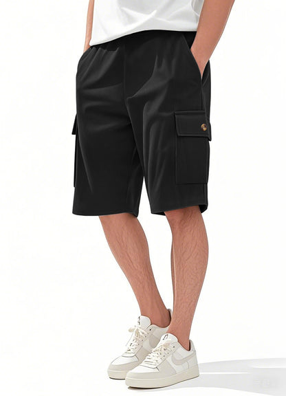 Herren-Cargo-Shorts mit Cord-Textur – Sommer-Utility-Shorts mit entspannter Passform | CFT-1 