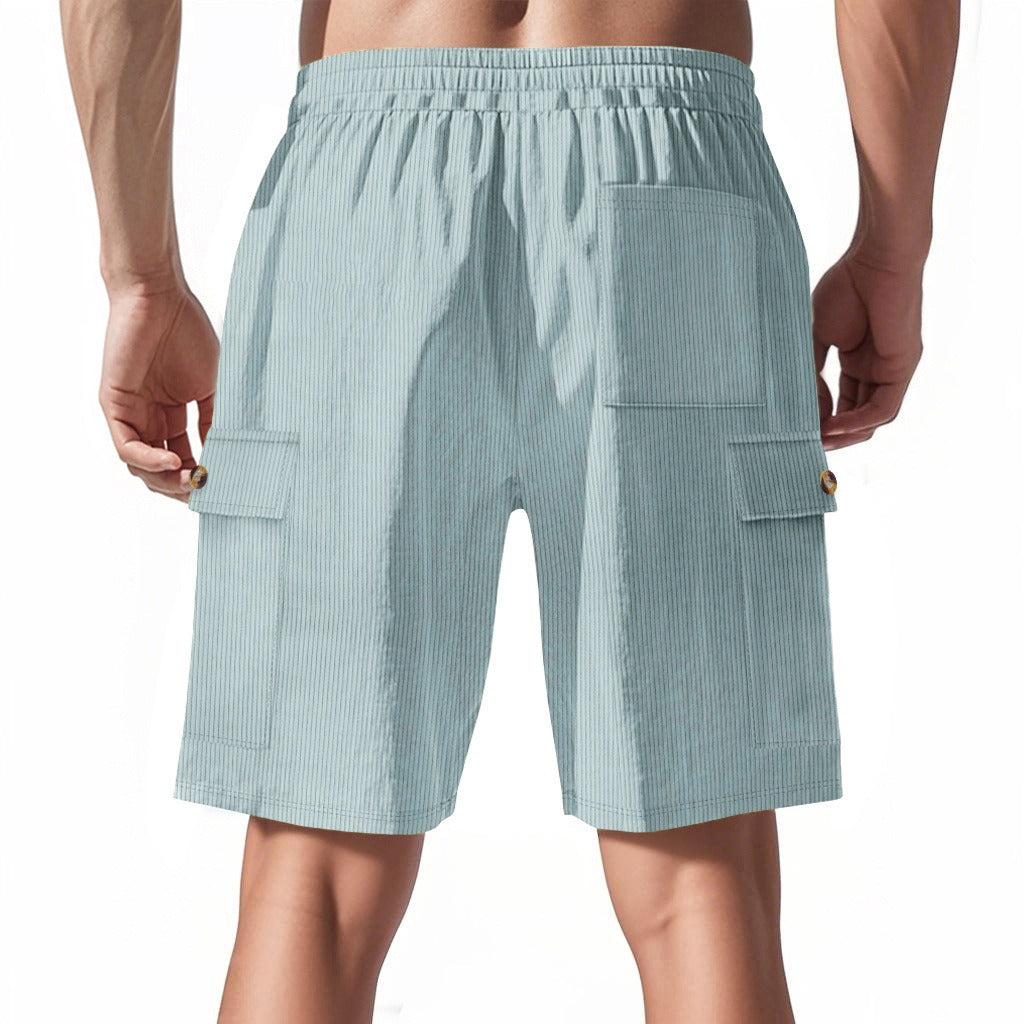 Herren-Cargo-Shorts mit Cord-Textur – Sommer-Utility-Shorts mit entspannter Passform | CFT-1 