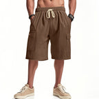 Herren-Cargo-Shorts mit Cord-Textur – Sommer-Utility-Shorts mit entspannter Passform | CFT-1 