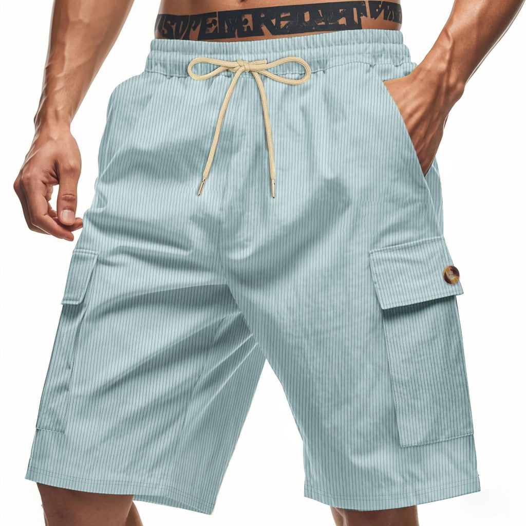Herren-Cargo-Shorts mit Cord-Textur – Sommer-Utility-Shorts mit entspannter Passform | CFT-1 