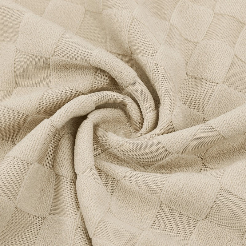 Trendiges Herren-Poloshirt mit Schachbrettmuster und passenden Shorts, zweiteiliges Sommer-Outfit-Set | CW-25