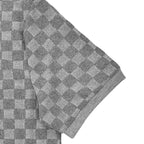 Trendiges Herren-Poloshirt mit Schachbrettmuster und passenden Shorts, zweiteiliges Sommer-Outfit-Set | CW-25