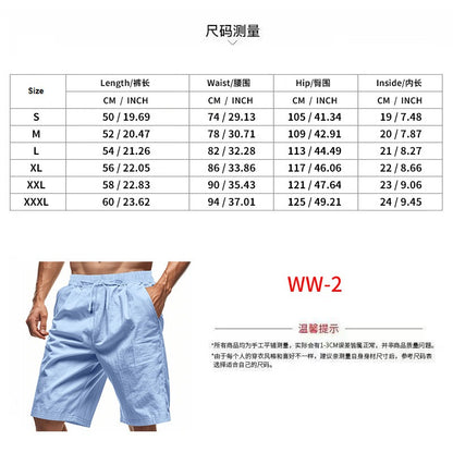 Herren Sommer Leinen Kapuzenhemd &amp; Shorts Set Leichtes Casual Beachwear Set | CW15 