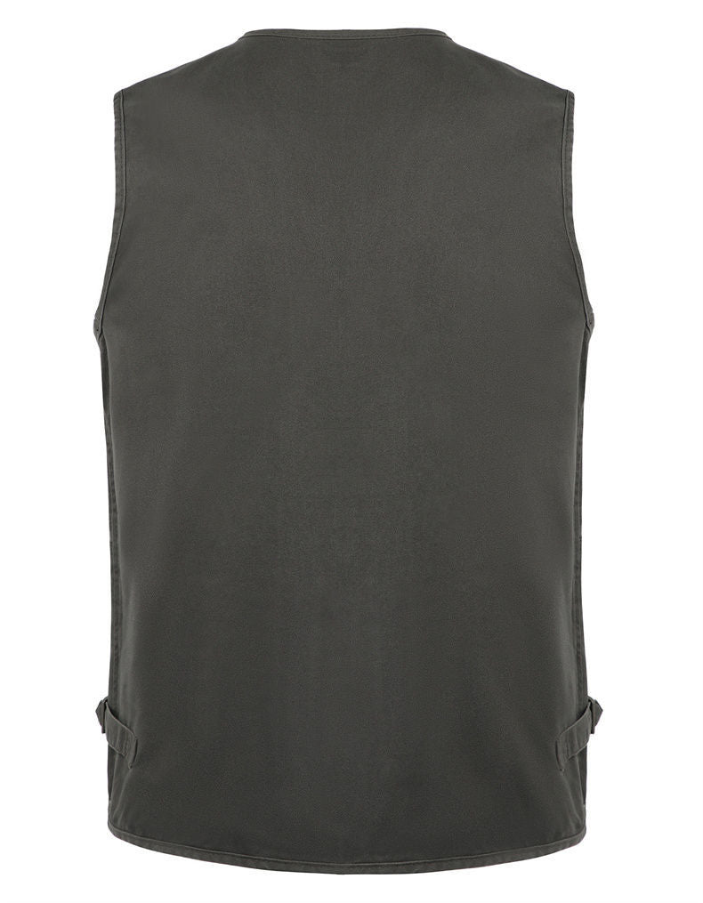 Herren Outdoor Multi-Pocket Angelweste Ärmellose Atmungsaktive Jacke | D210-N701 