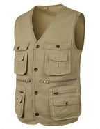 Herren Outdoor Multi-Pocket Angelweste Ärmellose Atmungsaktive Jacke | D210-N701 