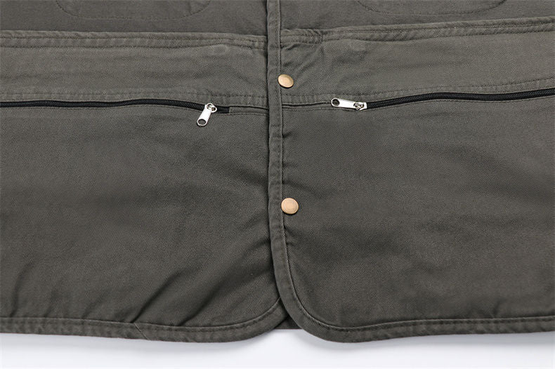 Herren Outdoor Multi-Pocket Angelweste Ärmellose Atmungsaktive Jacke | D210-N701 