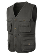 Herren Outdoor Multi-Pocket Angelweste Ärmellose Atmungsaktive Jacke | D210-N701 