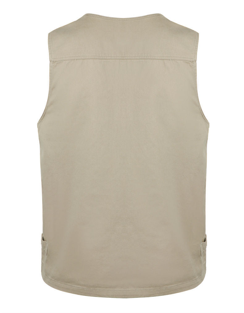 Herren Outdoor Multi-Pocket Angelweste Ärmellose Atmungsaktive Jacke | D210-N701 