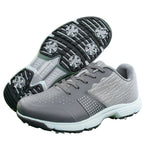 Men's Golf Shoes | Breathable Lace-Up Spiked Golf Sneakers | Lightweight & Durable Course Waterproof Trainers