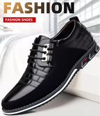 Herren-Derby-Schuhe im britischen Stil mit Karomuster, rutschfeste Leder-Loafer, Mokassins, Hochzeitsschuhe |
