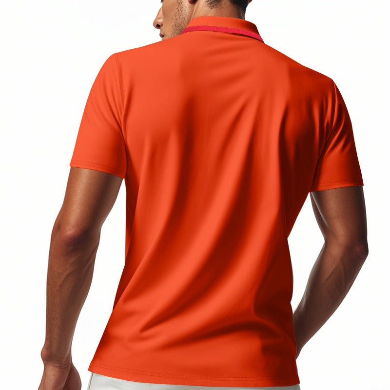 Schnelltrocknendes Golf-Poloshirt für Herren – Kurzarm-Sommer-Business-Casual-Oberteil | DS-2108