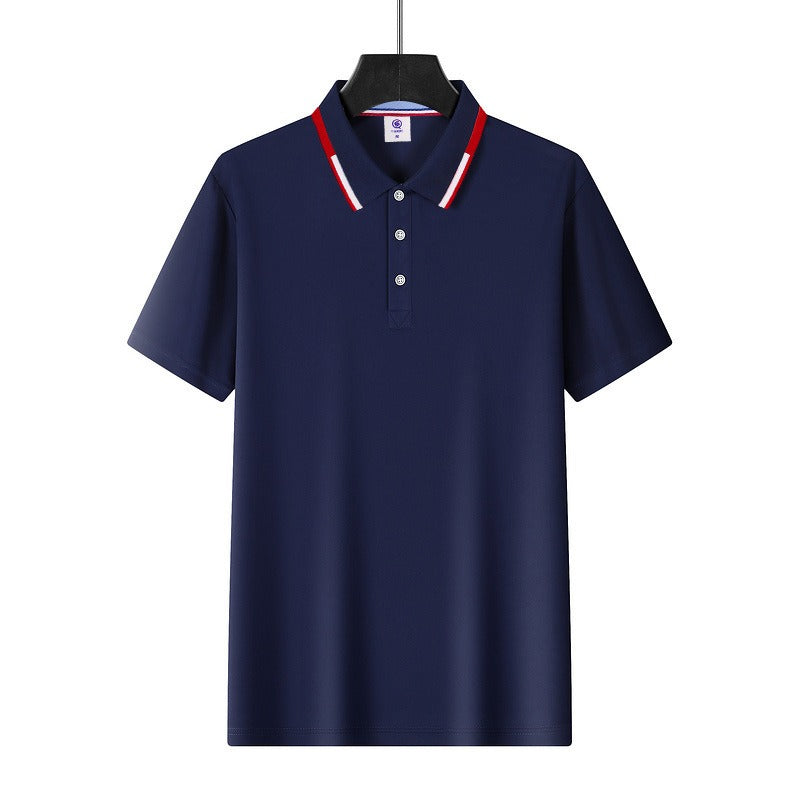 Schnelltrocknendes Golf-Poloshirt für Herren – Kurzarm-Sommer-Business-Casual-Oberteil | DS-2108