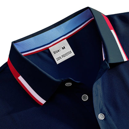 Schnelltrocknendes Golf-Poloshirt für Herren – Kurzarm-Sommer-Business-Casual-Oberteil | DS-2108