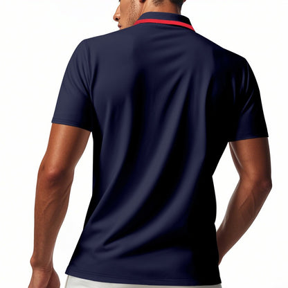 Schnelltrocknendes Golf-Poloshirt für Herren – Kurzarm-Sommer-Business-Casual-Oberteil | DS-2108