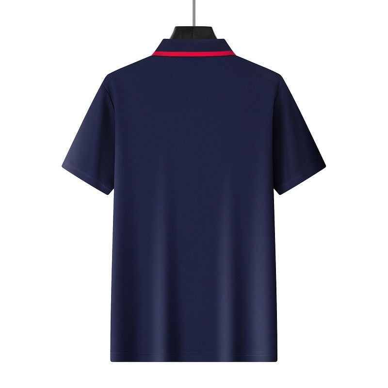 Schnelltrocknendes Golf-Poloshirt für Herren – Kurzarm-Sommer-Business-Casual-Oberteil | DS-2108