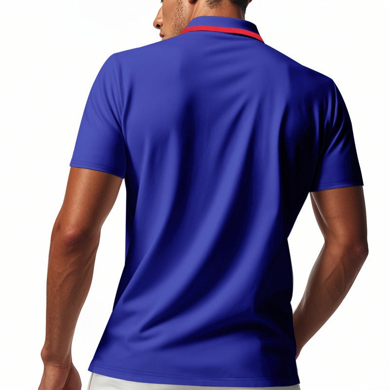 Schnelltrocknendes Golf-Poloshirt für Herren – Kurzarm-Sommer-Business-Casual-Oberteil | DS-2108