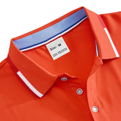 Schnelltrocknendes Golf-Poloshirt für Herren – Kurzarm-Sommer-Business-Casual-Oberteil | DS-2108