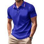 Schnelltrocknendes Golf-Poloshirt für Herren – Kurzarm-Sommer-Business-Casual-Oberteil | DS-2108
