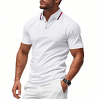 Schnelltrocknendes Golf-Poloshirt für Herren – Kurzarm-Sommer-Business-Casual-Oberteil | DS-2108
