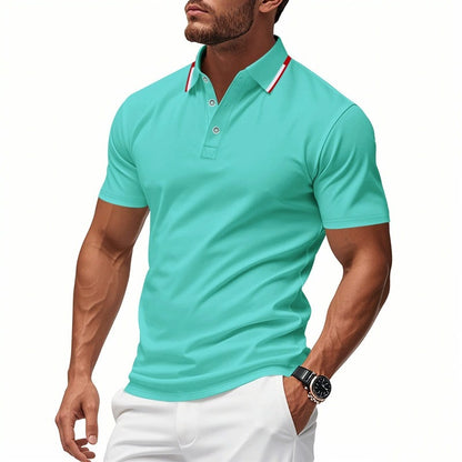 Schnelltrocknendes Golf-Poloshirt für Herren – Kurzarm-Sommer-Business-Casual-Oberteil | DS-2108
