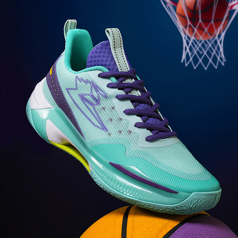 Bunte, fliegende, gewebte Basketball-Sneaker für Herren, hochelastisch, atmungsaktiv, Laufschuhe | 6805